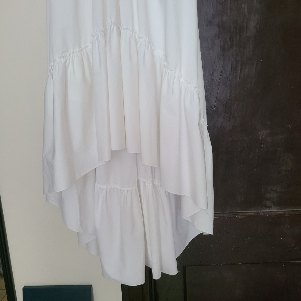Elie Tahari White Sondra High Low Dress - Picture 5 of 5